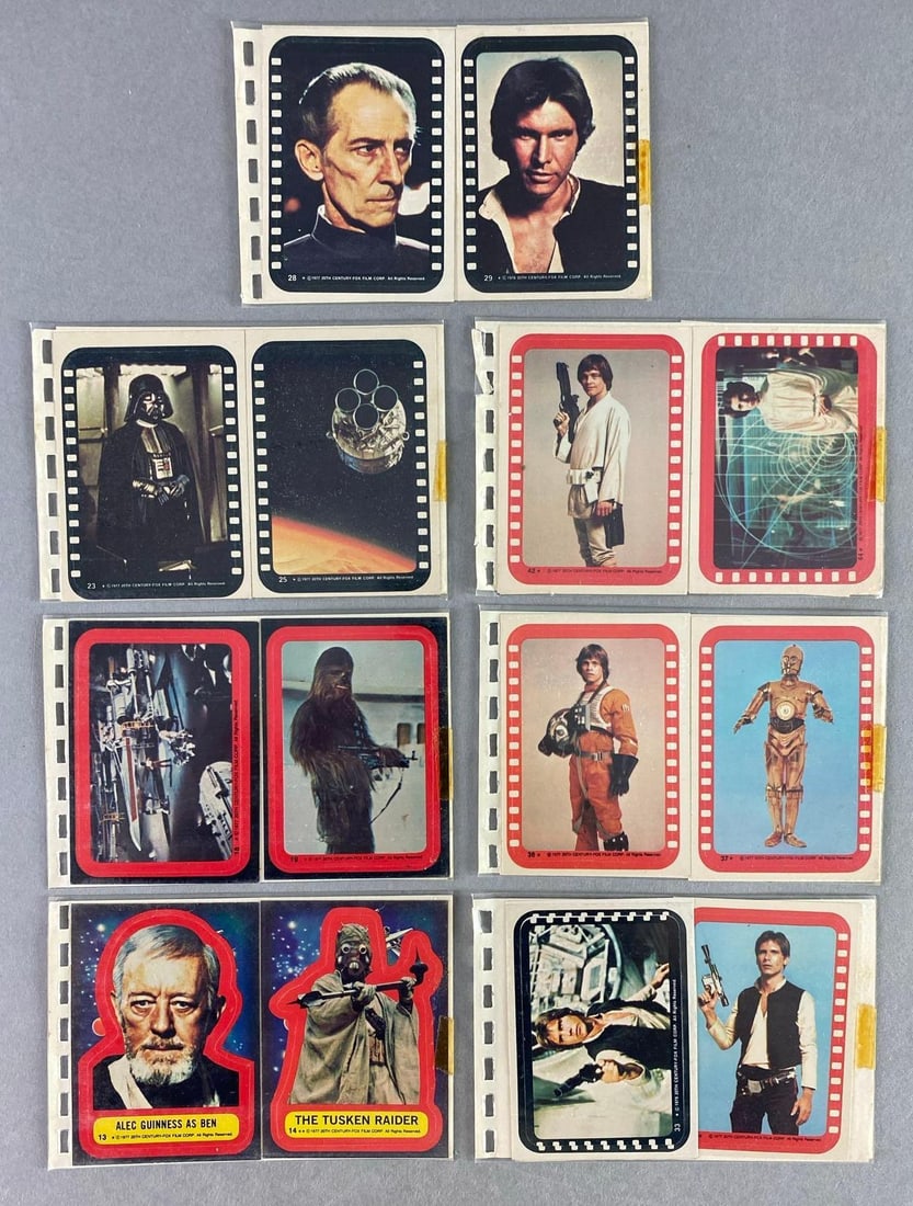 Group of 20+ 1977 Star Wars Trading Cards and Stickers (1 of 2)