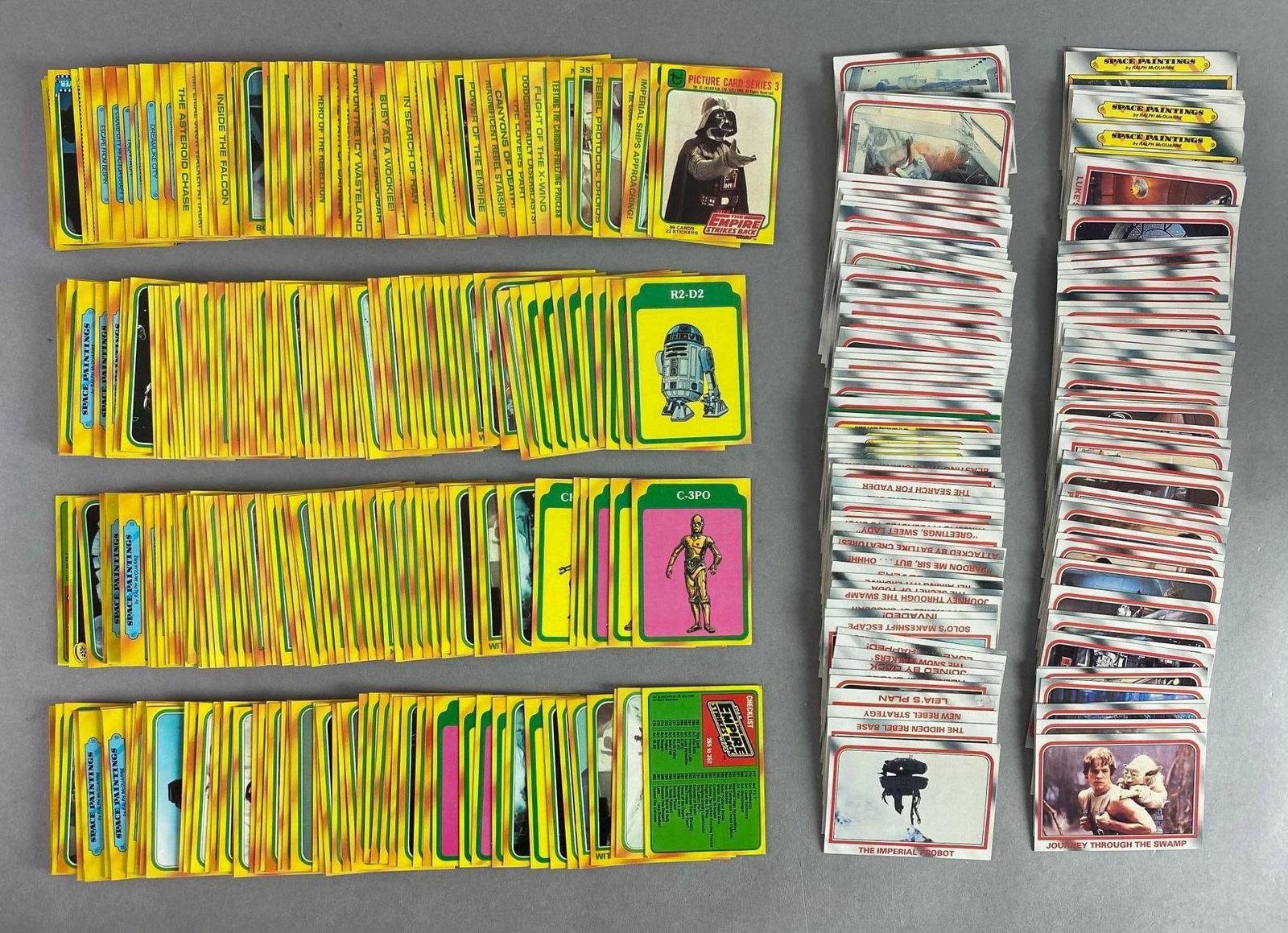 Group of 340+ Star Wars The Empire Strikes Back Trading Cards (1 of 3)