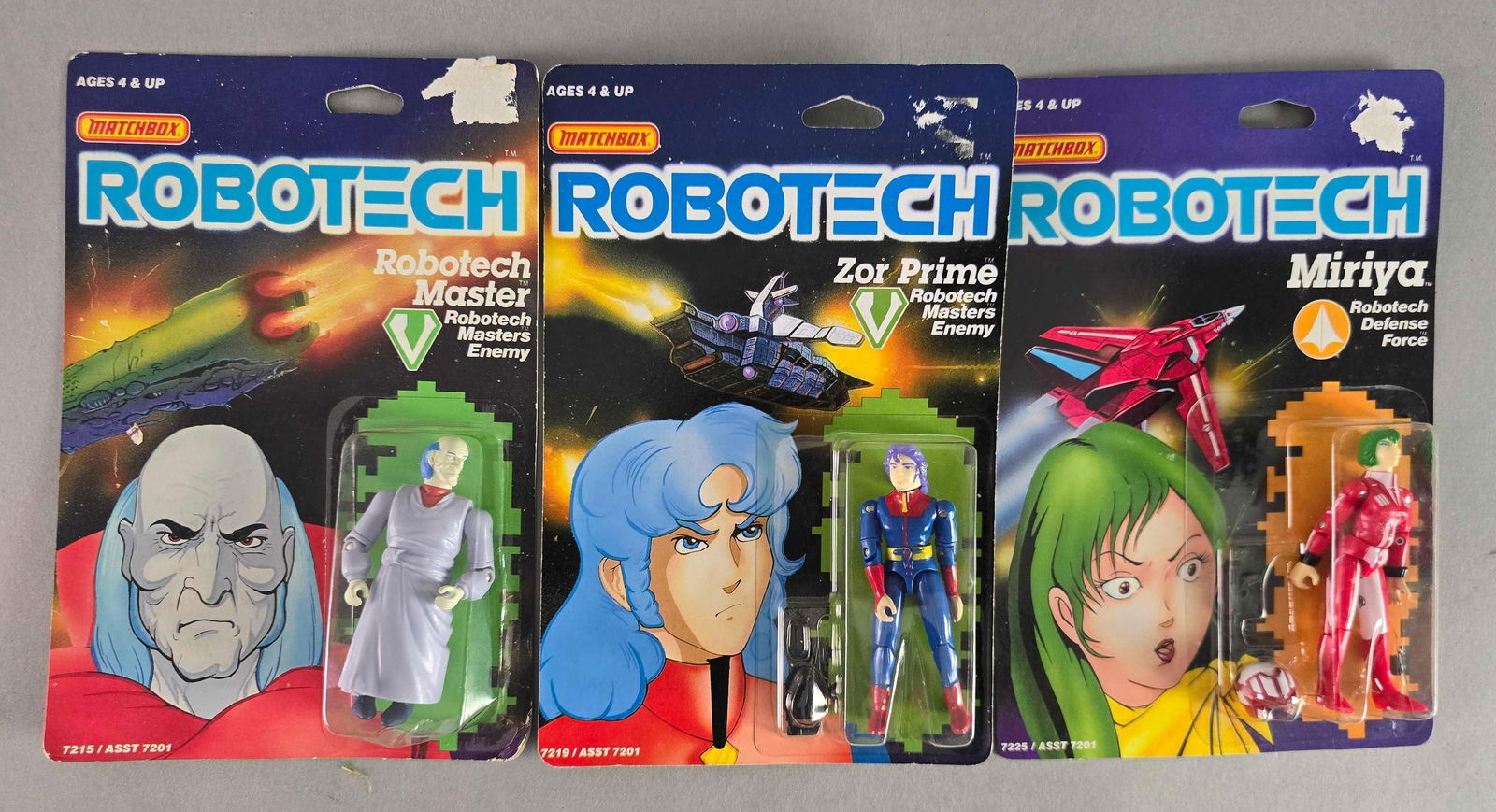 Group of 3 Matchbox Robotech Action Figures (1 of 3)