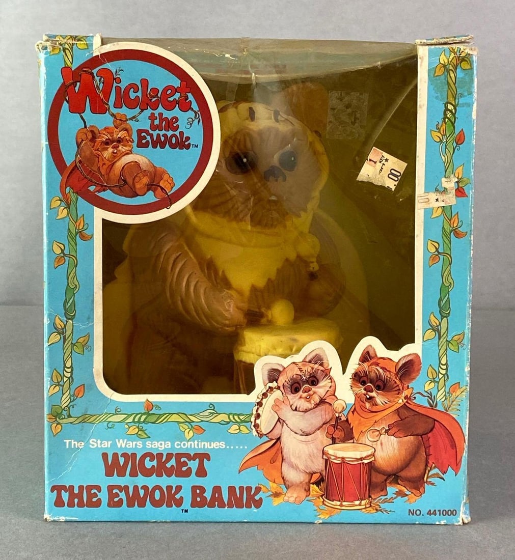 1983 Star Wars Wicket the Ewok Vinyl Bank (1 of 5)