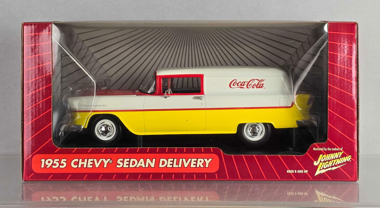 Playing Mantis Johnny Lightning 1955 Chevy Seden Coca-Cola Delivery (1 of 5)