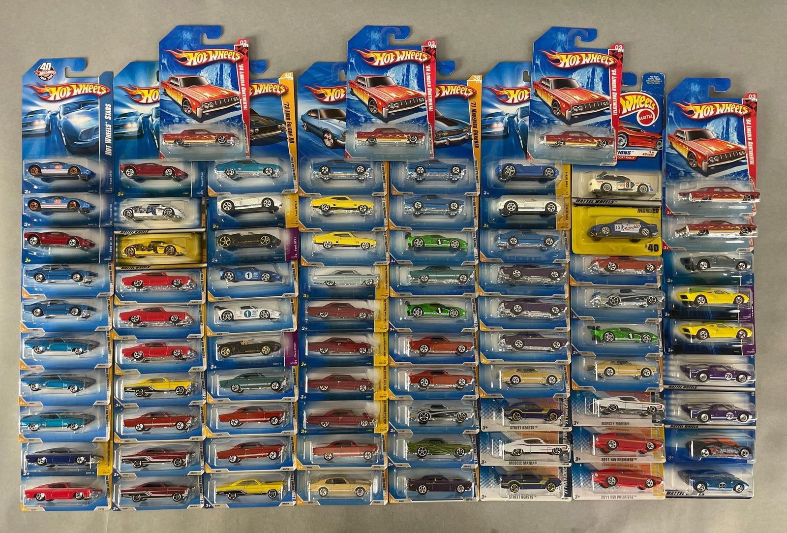 Group of 80+ Mattel Hot Wheels Ford and Mercury Die-Cast Cars (1 of 4)