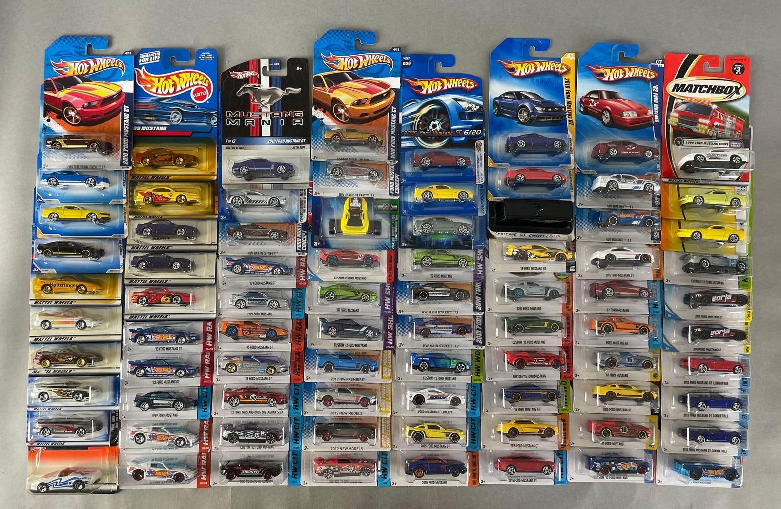 Group of 80 Mattel Hot Wheels Mustang Die-Cast Cars (1 of 4)