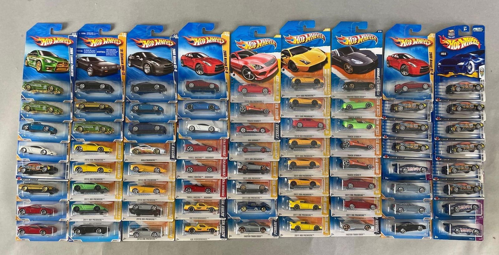 Group of 70+ Mattel Hot Wheels Die-Cast Foreign Cars (1 of 4)