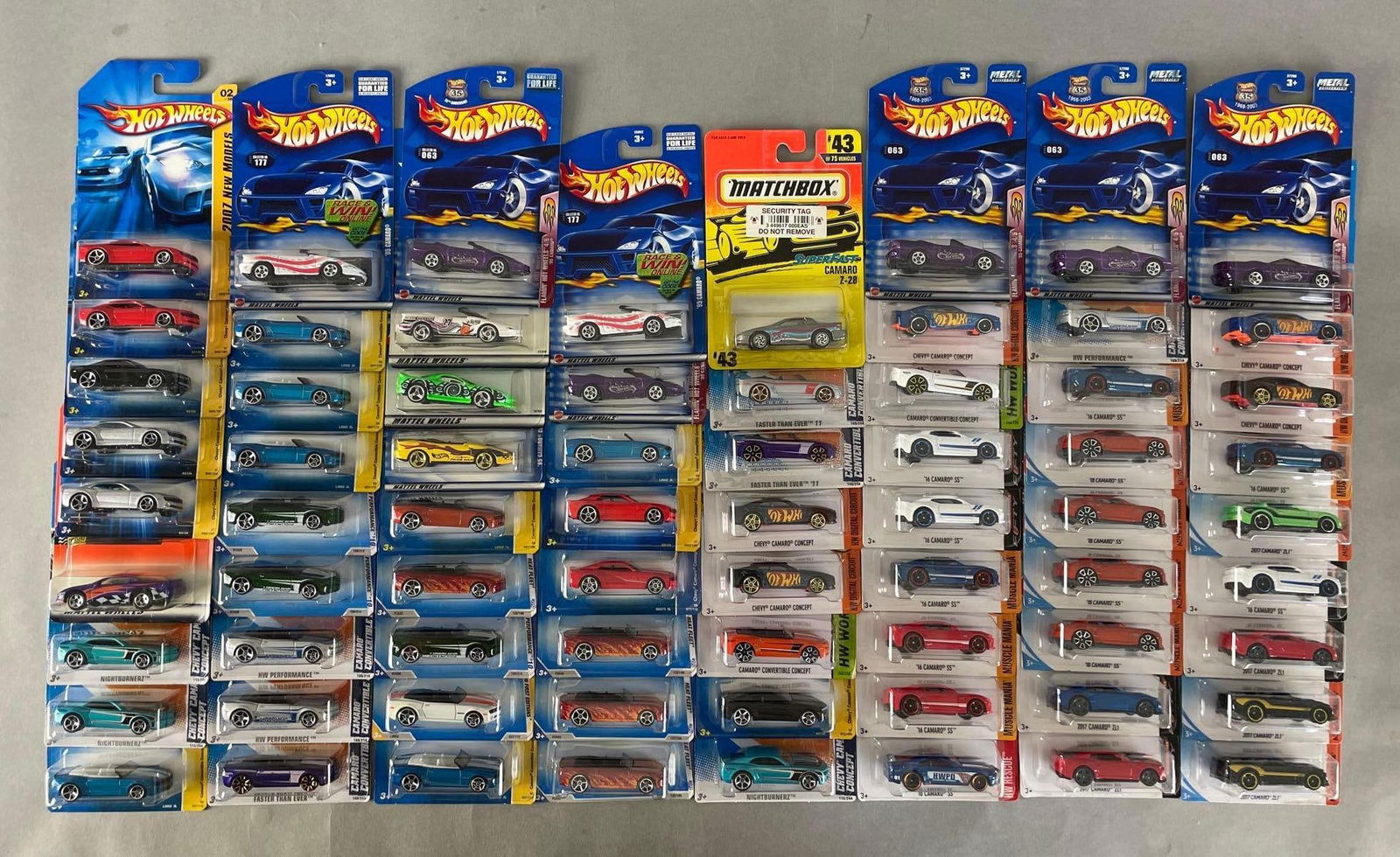 Group of 70 Mattel Hot Wheels Camaro Die-Cast Cars (1 of 4)