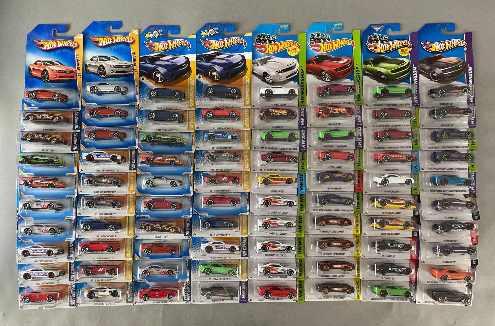 Group of 80 Mattel Hot Wheels Camaro Die-Cast Cars (1 of 4)
