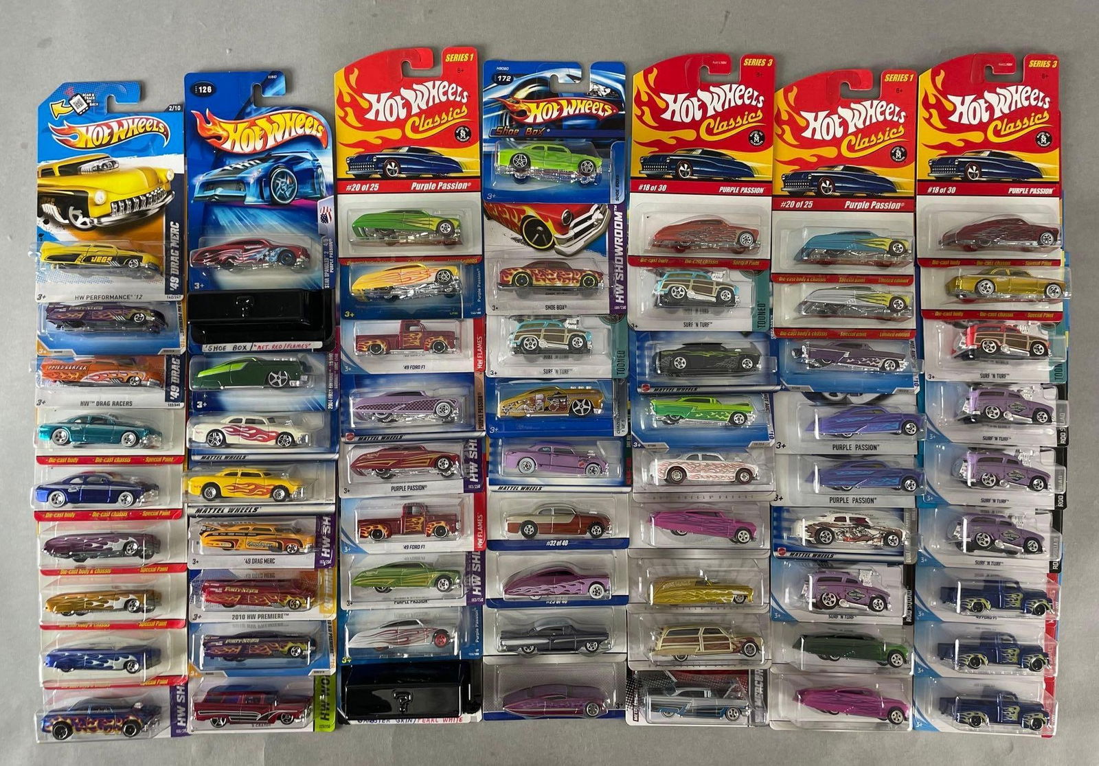 Group of 60+ Mattel Hot Wheels Ford and Mercury Die-Cast Cars (1 of 4)