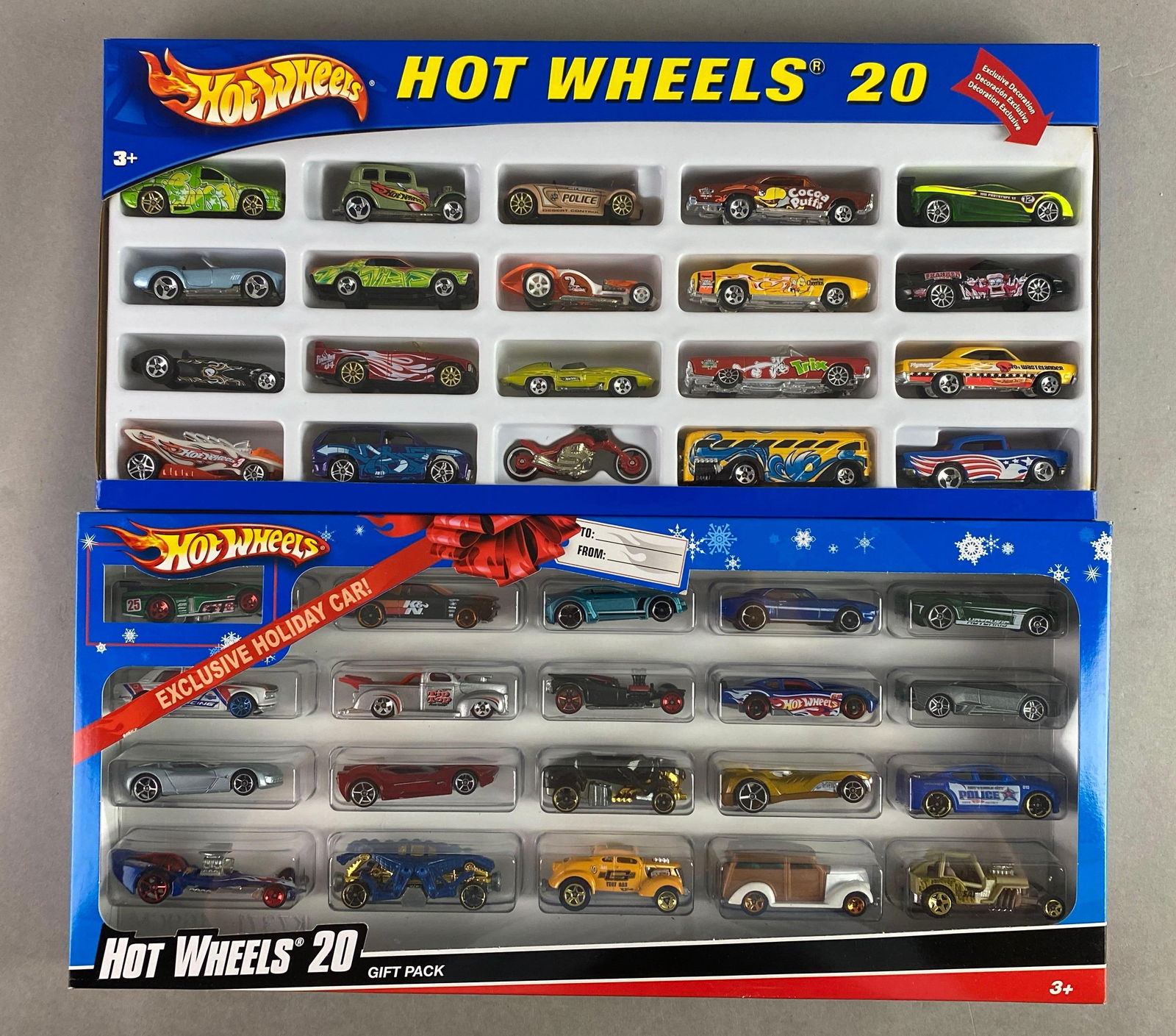 Group of 2 Mattel Hot Wheels 20 Car Gift Packs (1 of 2)