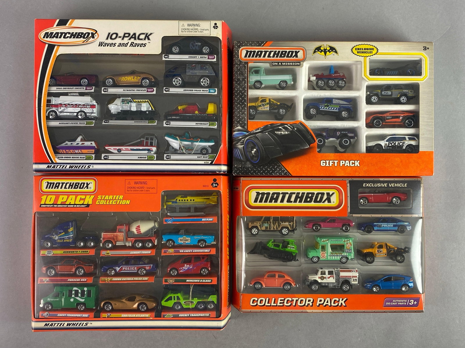 Group of 4 Matchbox Vehicle Gift Packs (1 of 2)