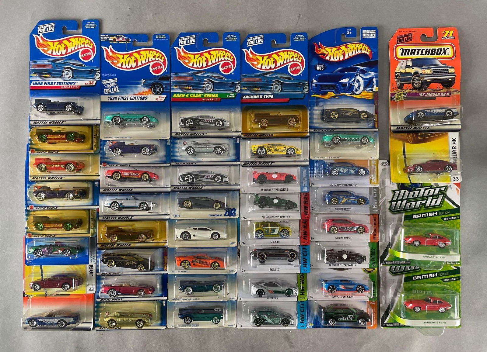 Group of 40+ Mattel Hot Wheels Jaguar Die-Cast Cars (1 of 4)