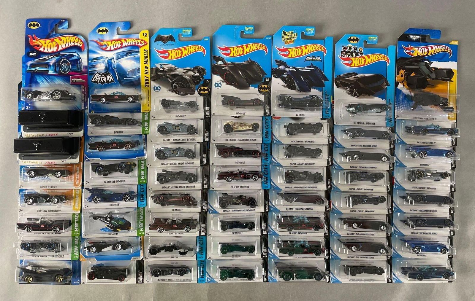Group of 50+ Mattel Hot Wheels Batman Die-Cast Vehicles (1 of 4)