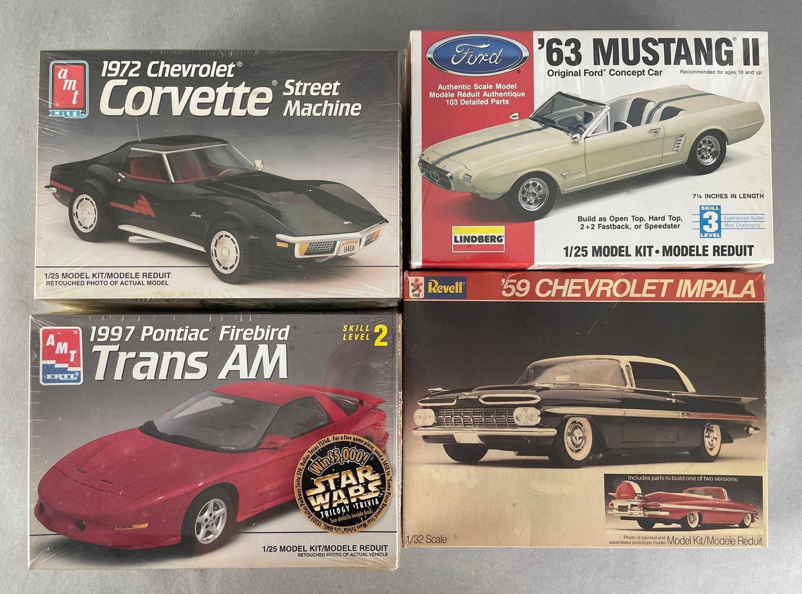 Group of 4 Assorted Model Kits (1 of 3)