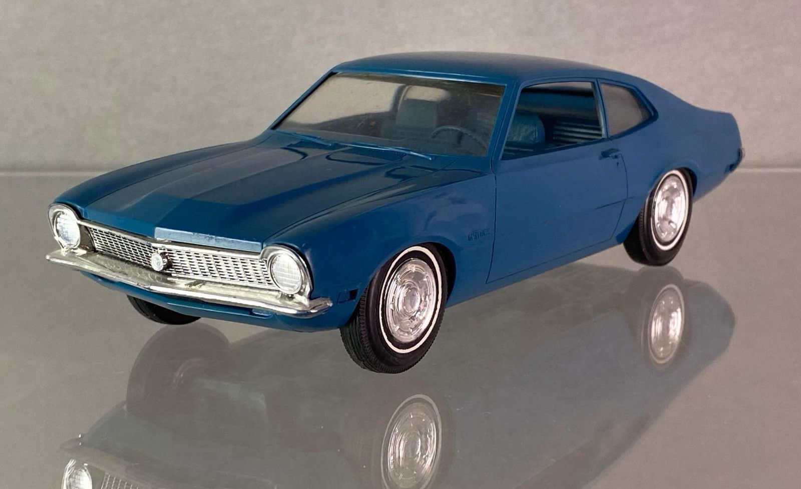 1970 Ford Maverick Dark Blue Dealership Promo Car (1 of 6)