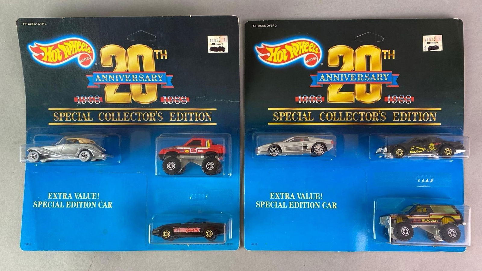 Group of 2 Hot Wheels 20th Anniversary Special Collectors Edition Sets (1 of 4)
