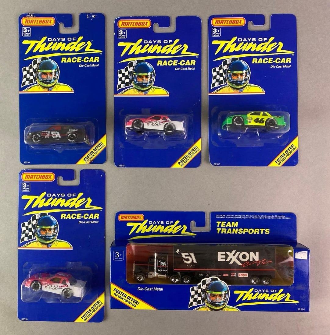 Group of 5 Matchbox Days of Thunder Die-Cast Vehicles (1 of 2)