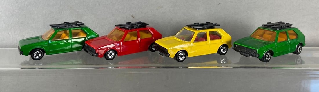 Group of 4 Matchbox No. 7 VW Golf Die-Cast Cars (1 of 4)