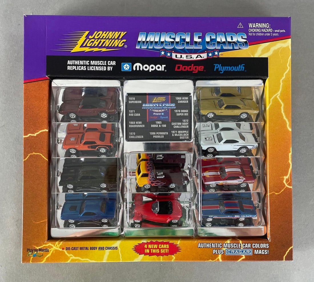 Johnny Lightning Muscle Cars U.S.A. Die-Cast Car Set (1 of 2)