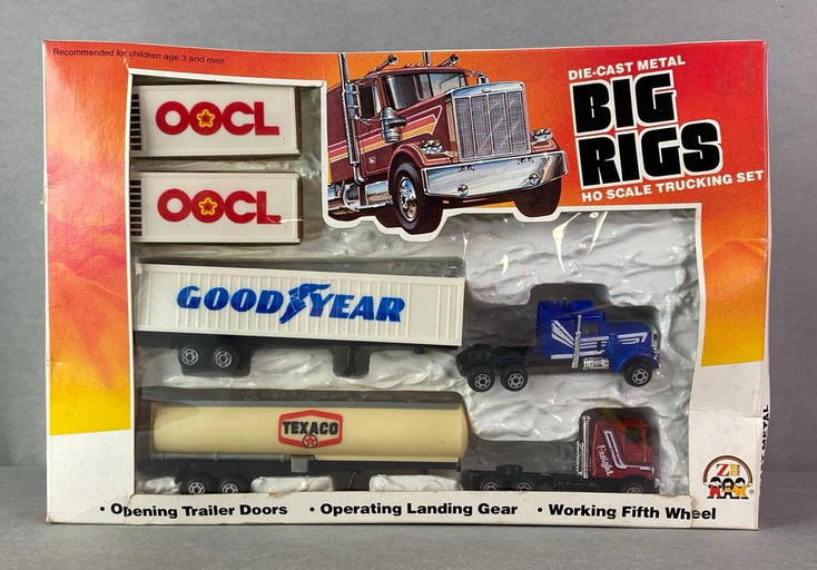 Zee Toys Big Rigs Die Cast Ho Scale Trucking Set