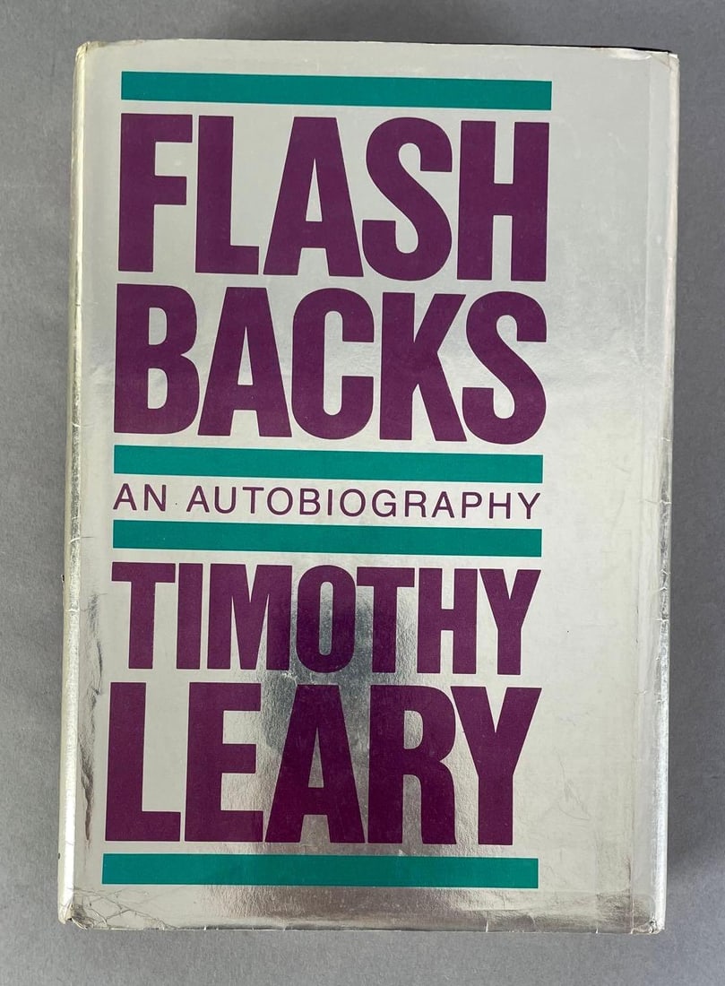Signed Timothy Leary - Flashbacks Hardcover Book (1 of 3)