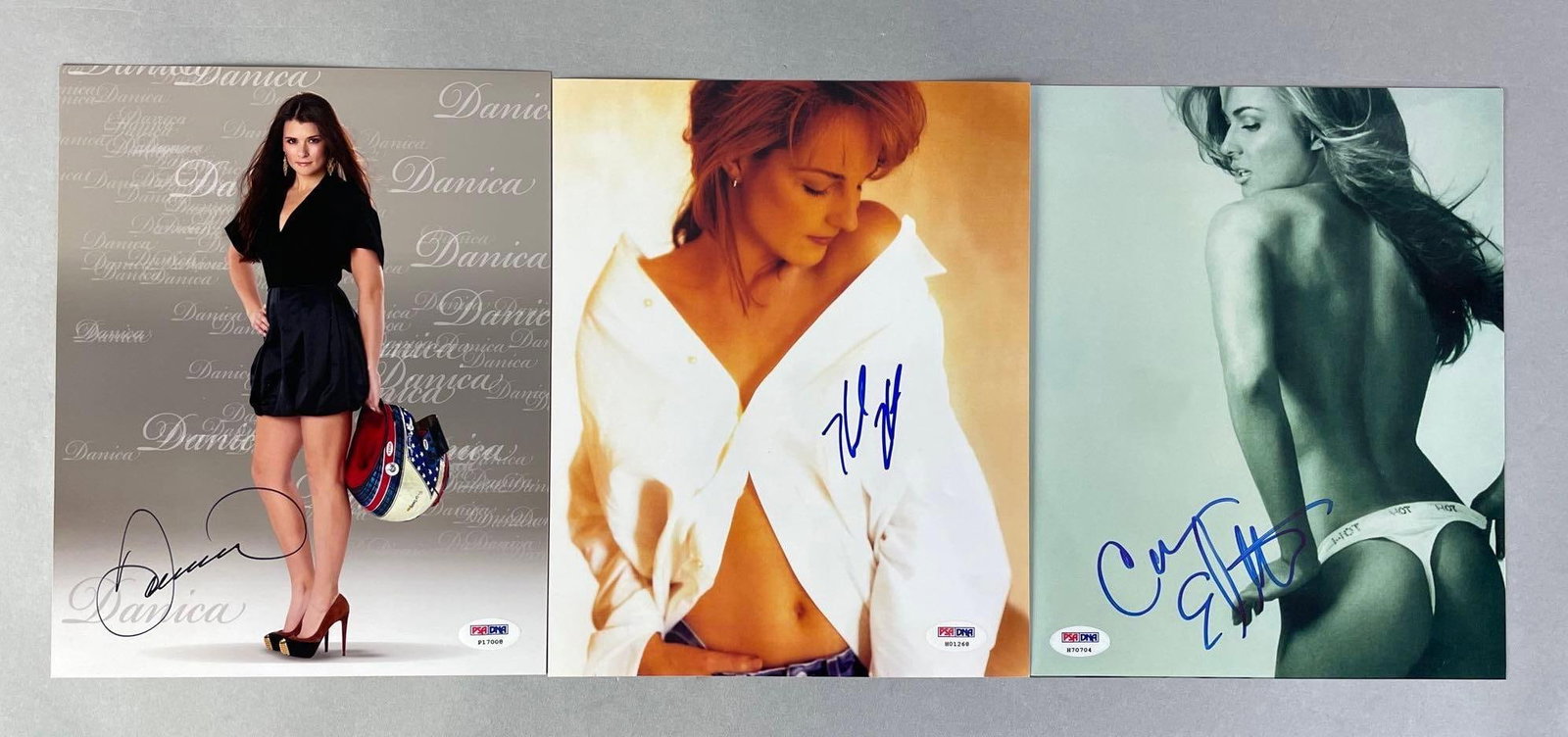 Group of 3 Signed Female Photos with COAs (1 of 4)