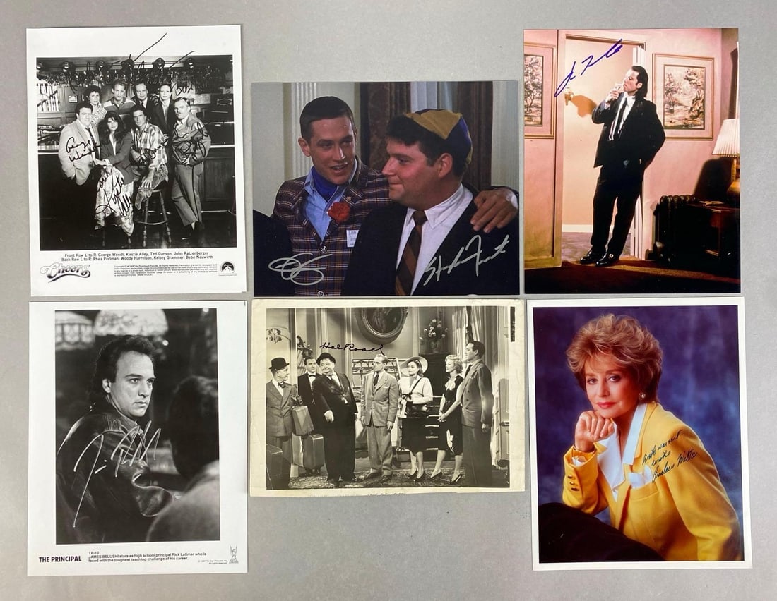 Group of 6 Famous Actors Signed Photos (1 of 3)