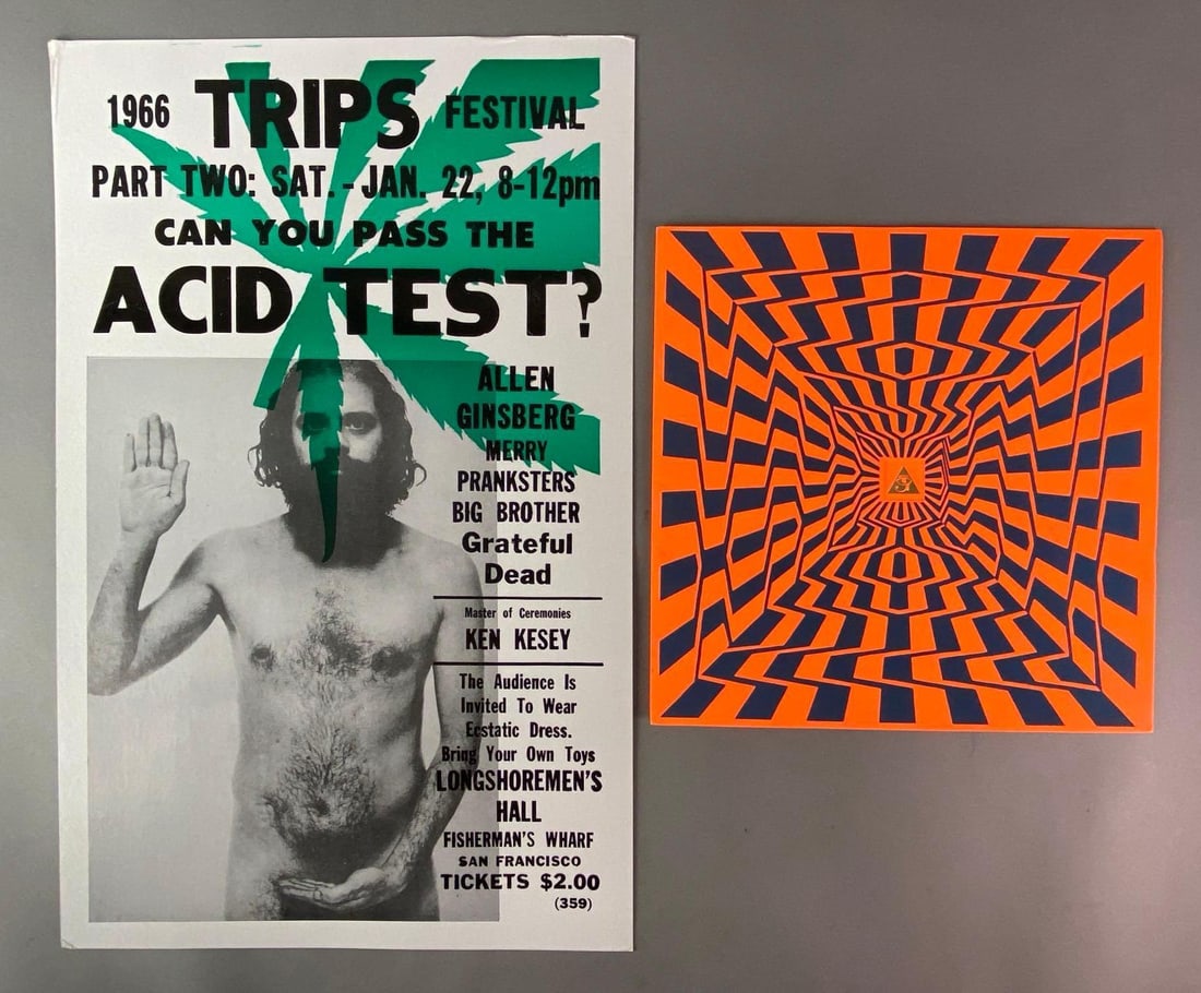 Group of 2 Psychedelic Drug Related Ephemera (1 of 8)