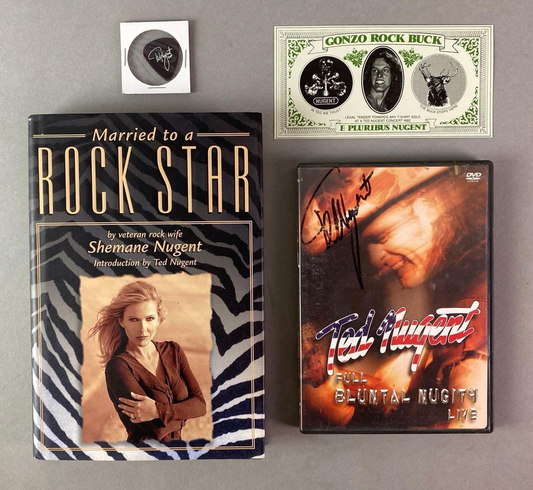 Group of 4 Ted Nugent and Shemane Nugent Items (1 of 3)