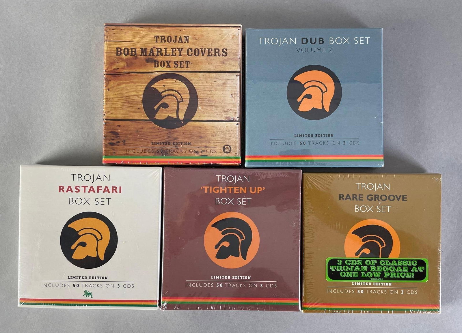 Group of 5 Limited Edition Trojan 3 CD Sets (1 of 2)