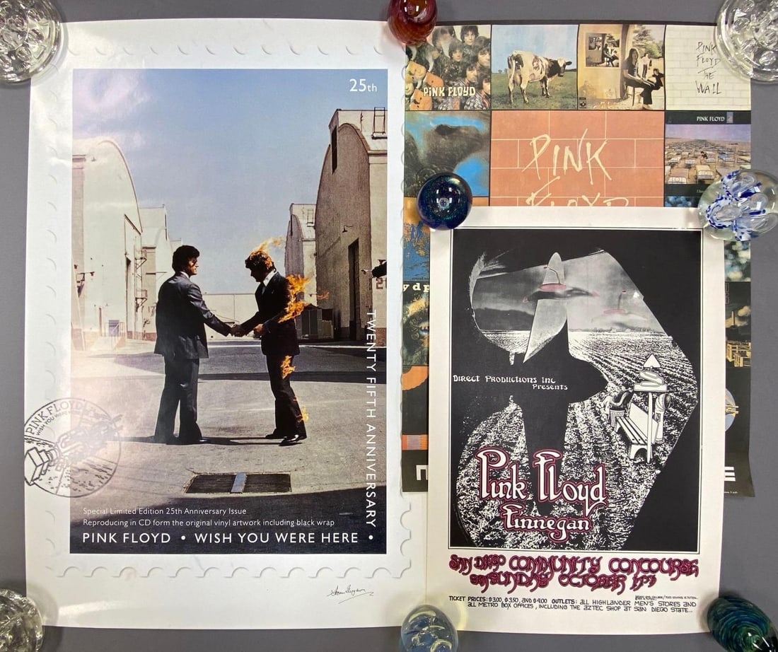Group of 3 Pink Floyd Album and Concert Posters (1 of 4)