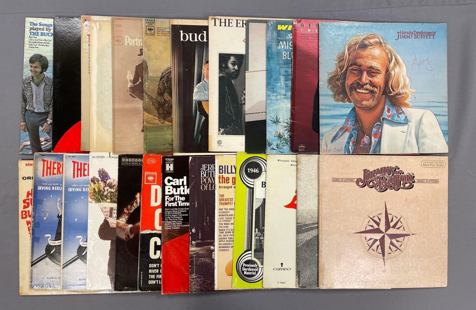 Group of 70+ Vintage Vinyl Records Including Jimmmy Buffett and More (1 of 4)