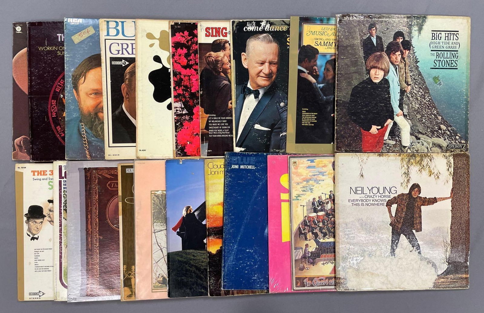 Group of 60+ Vintage Vinyl Records Including Rolling Stones and More (1 of 4)