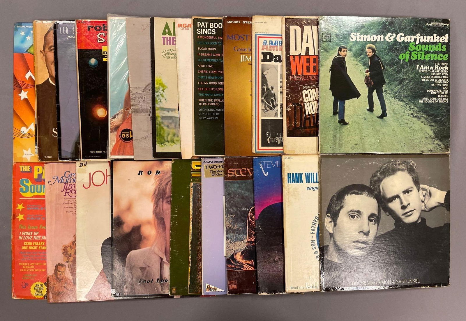 Group of 60+ Vintage Vinyl Records Including Simon and Garfunkel and More (1 of 4)