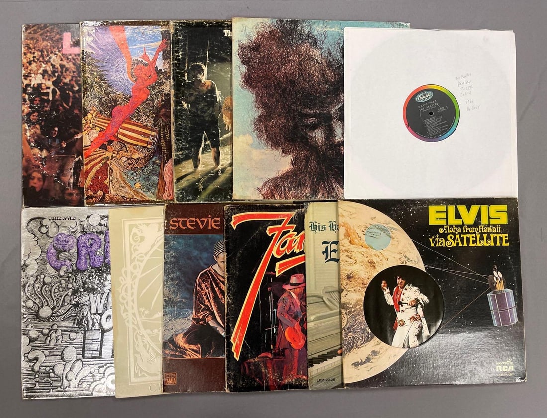 Group of 50+ Vintage Vinyl Records Including The Beatles, Elvis Presley and More (1 of 4)