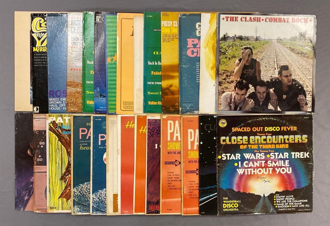 Group of 70+ Vintage Vinyl Records Including The Clash and More (1 of 4)