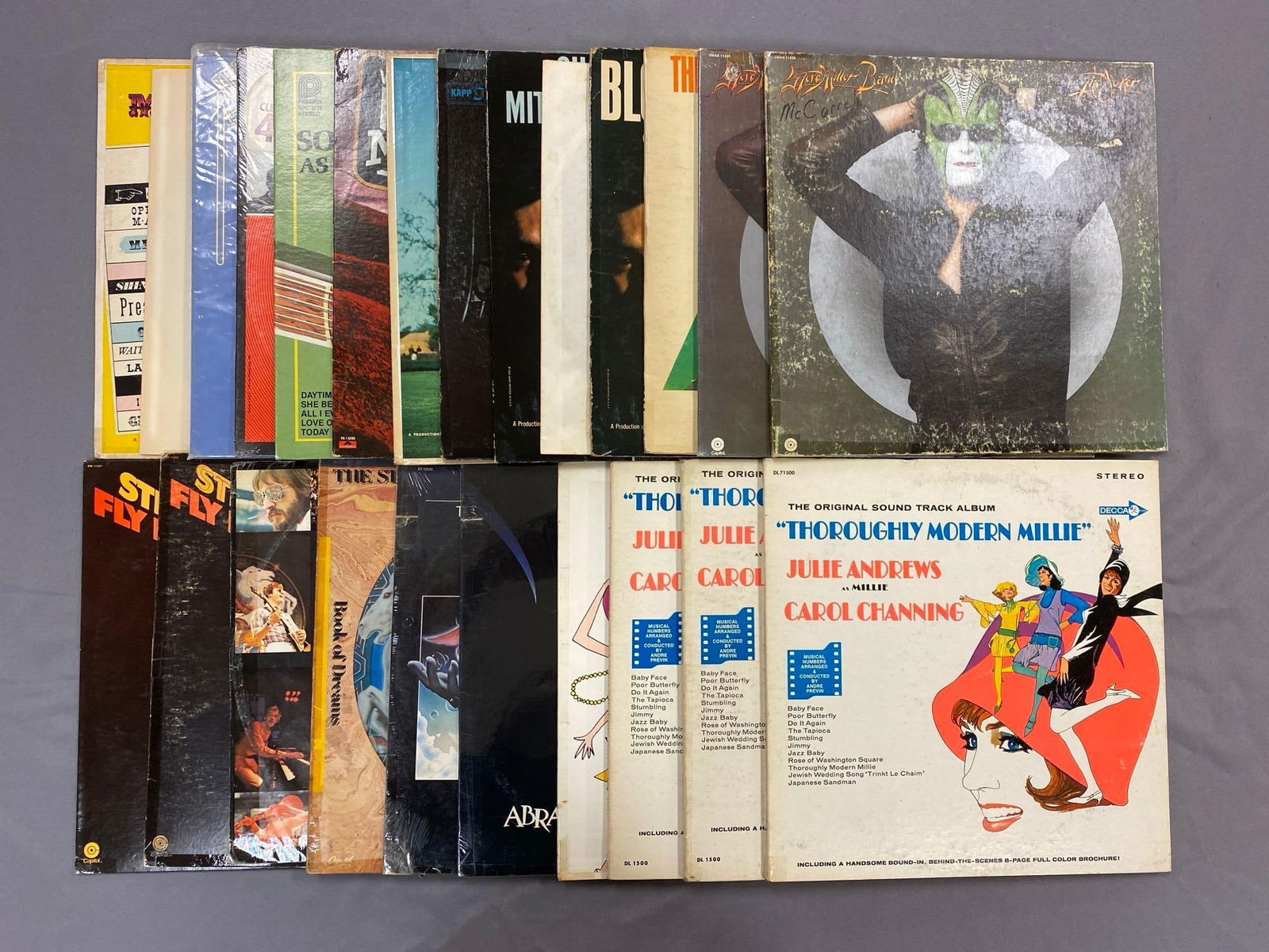 Group of 60+ Vintage Vinyl Records Including Steve Miller Band, The Best of Chad Mitchell and More: Includes Merman of Vegas, Mirage, Faithful and more
