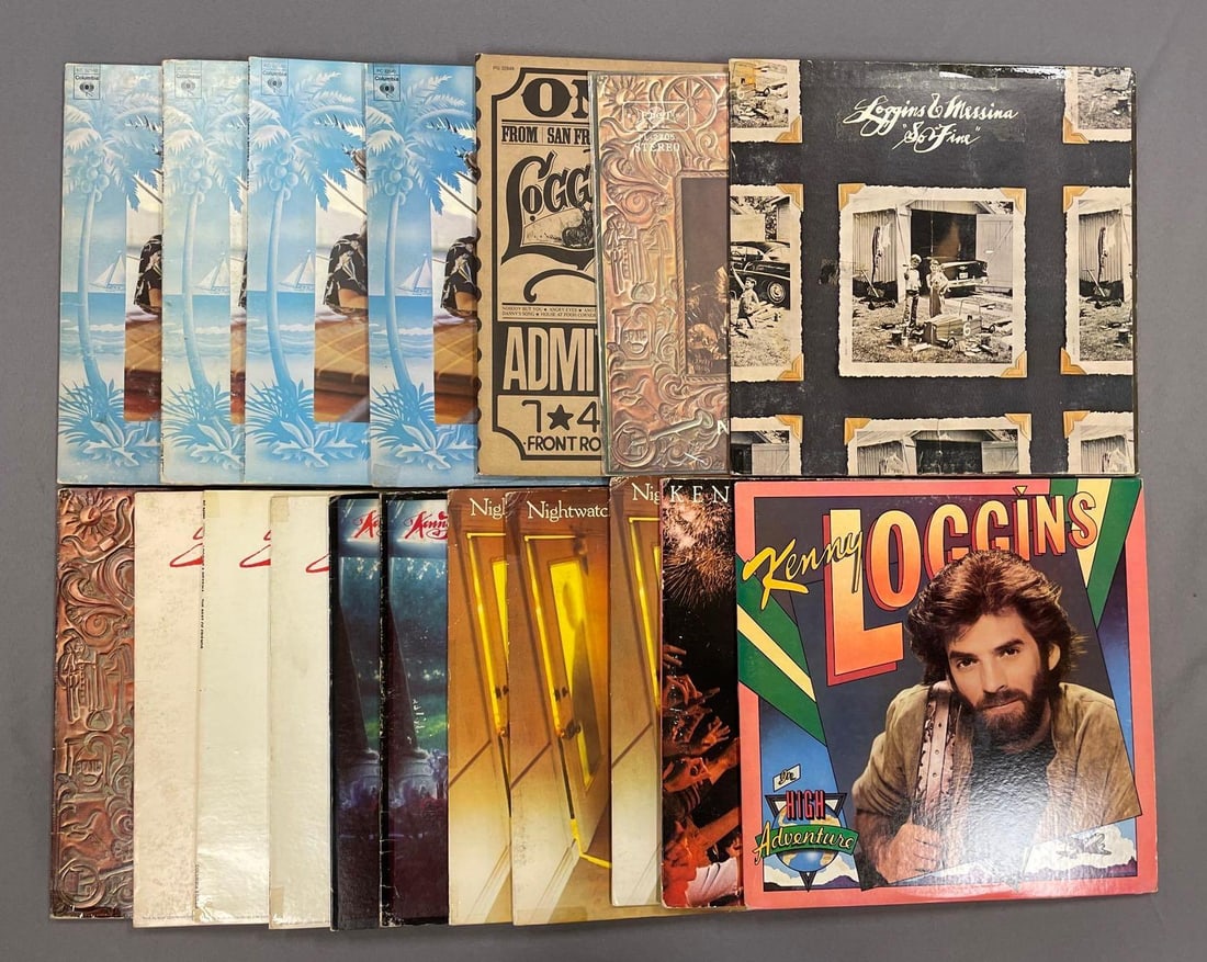 Group of 60+ Vintage Vinyl Records Including Kenny Loggins and More: Includes loggins and Messina, Claudine, Julie London, and more