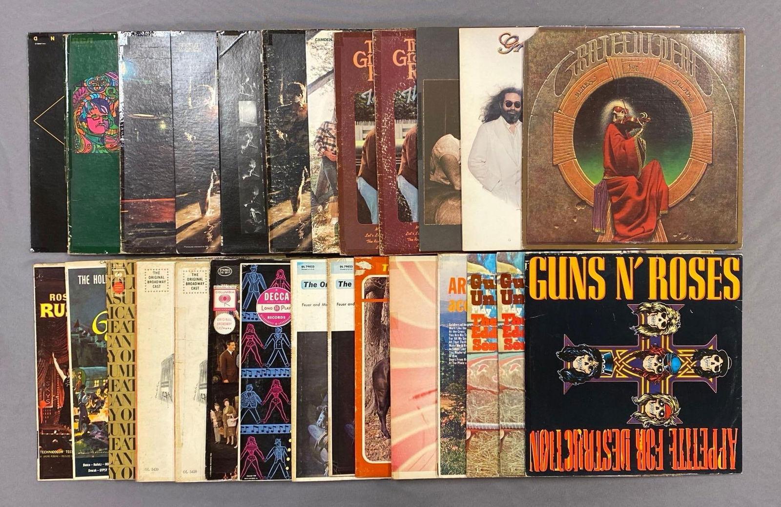 Group of 60+ Vintage Vinyl Records Including The Grateful Dead, Guns and Roses, and More (1 of 4)