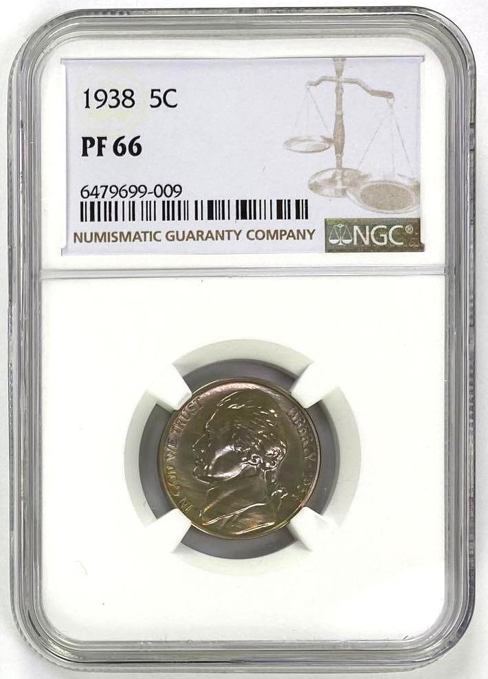 1938 Jefferson Head Nickel (NGC) PF66 (1 of 2)