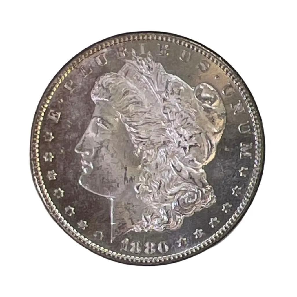 1880 S US Morgan Silver Dollar (1 of 2)