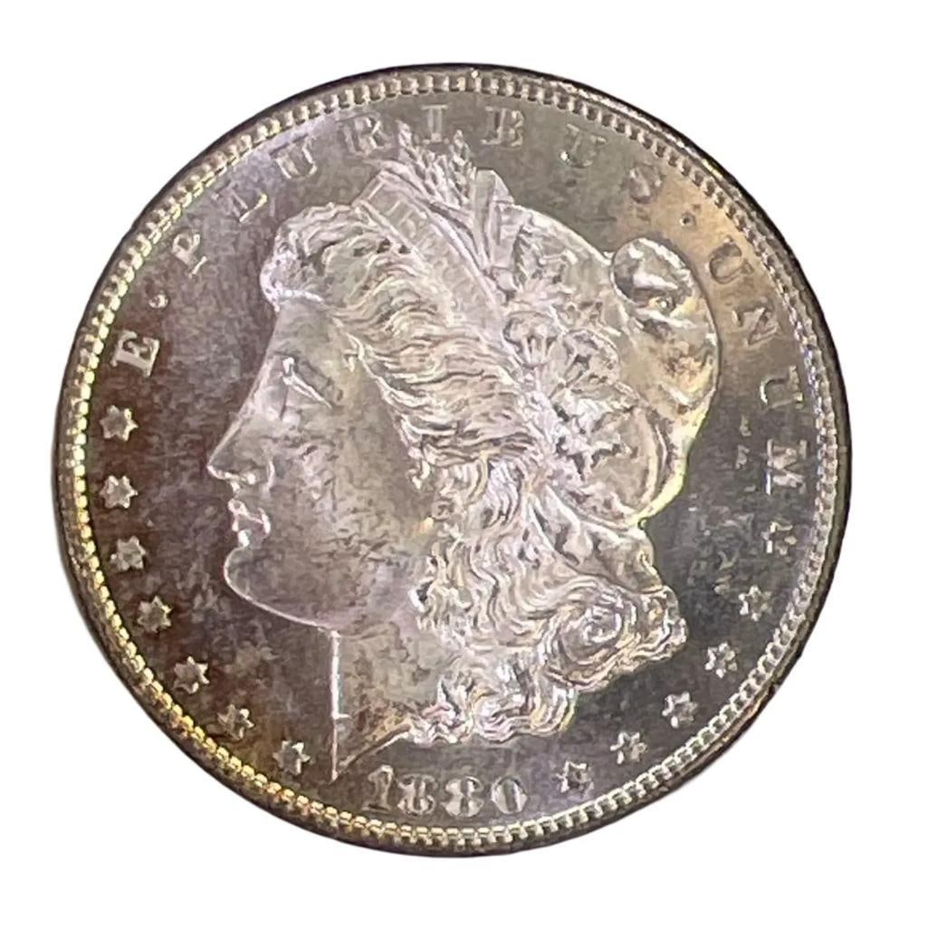 1880 S US Morgan Silver Dollar (1 of 2)