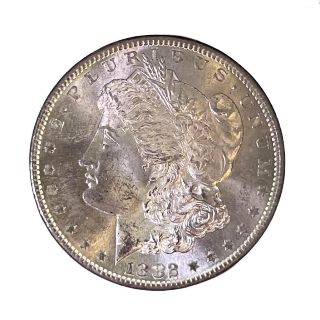 1882 S US Morgan Silver Dollar (1 of 2)