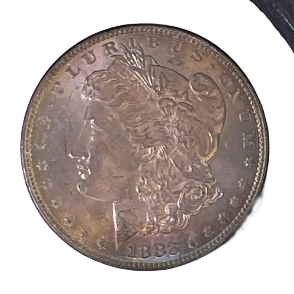 1883 P US Morgan Silver Dollar (1 of 2)