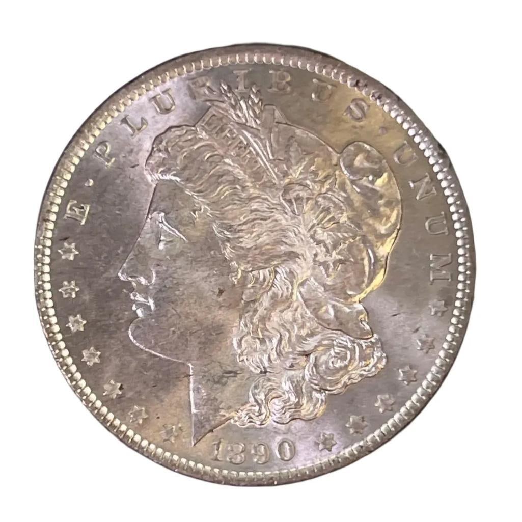1890 P US Morgan Silver Dollar (1 of 2)