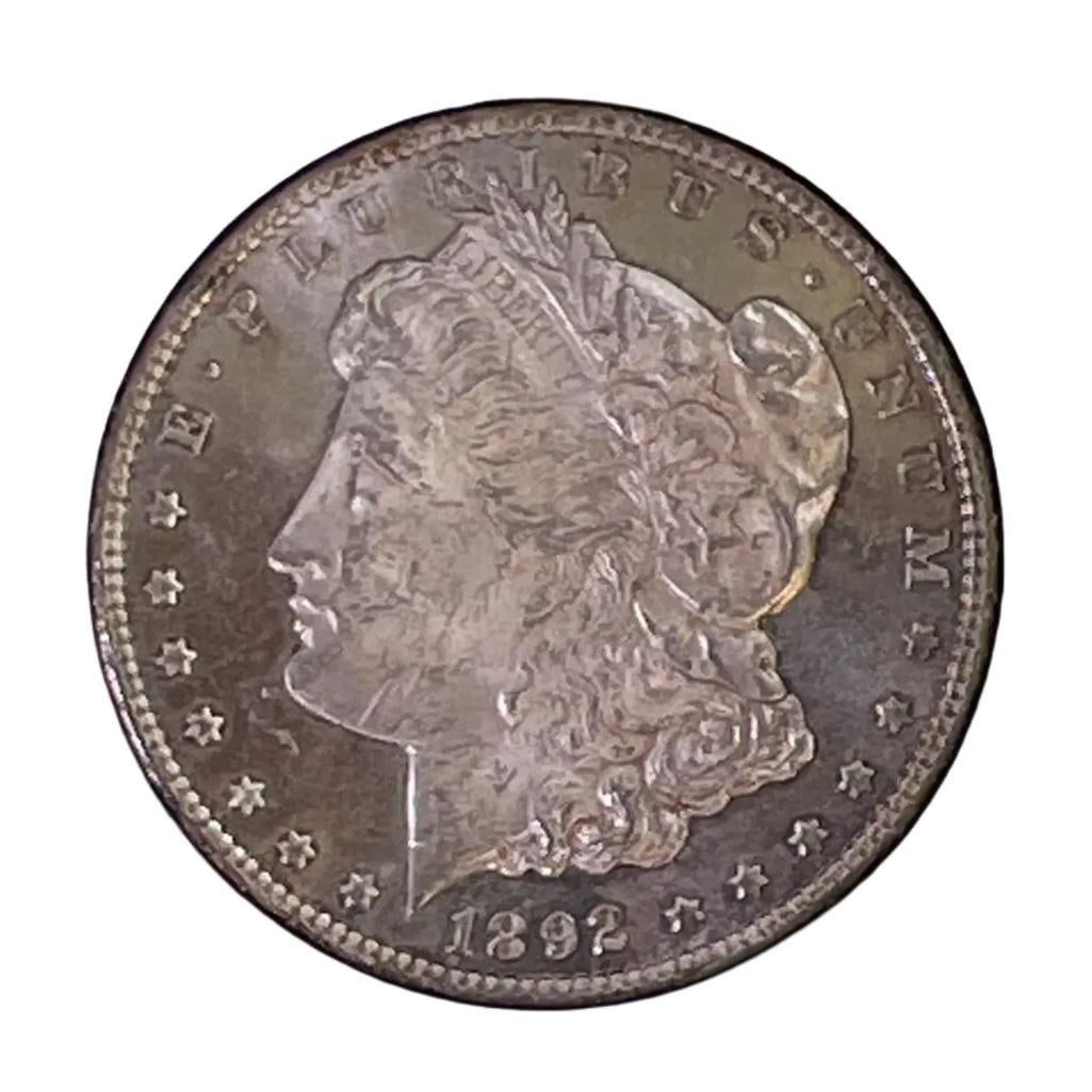 1892 CC US Morgan Silver Dollar (1 of 2)