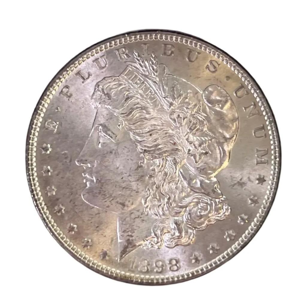 1898 P US Morgan Silver Dollar (1 of 2)