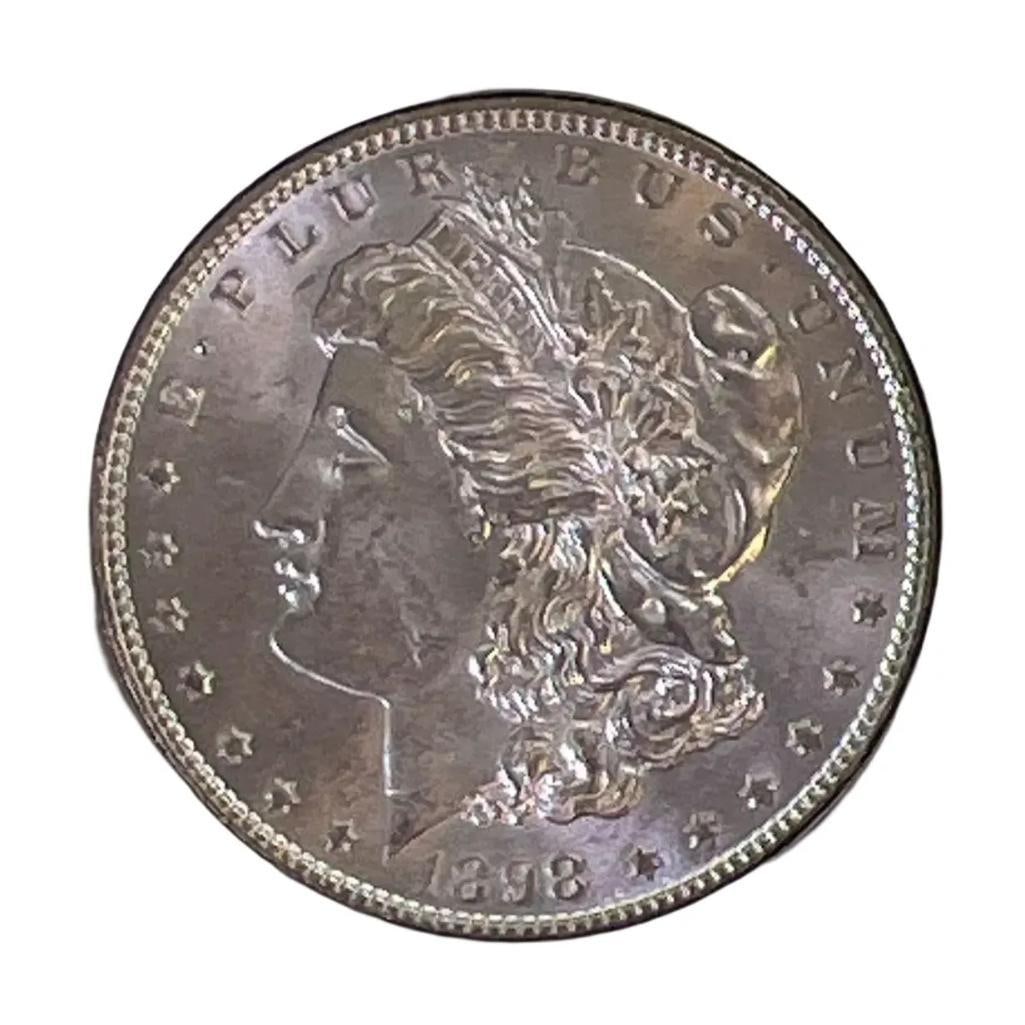 1898 P US Morgan Silver Dollar (1 of 2)