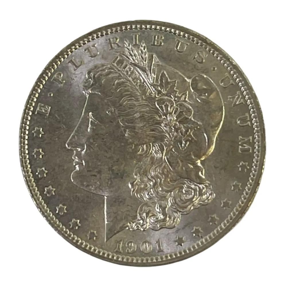1901 O US Morgan Silver Dollar (1 of 2)