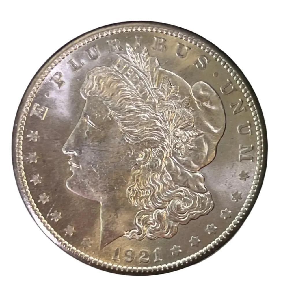 1921 S US Morgan Silver Dollar (1 of 2)