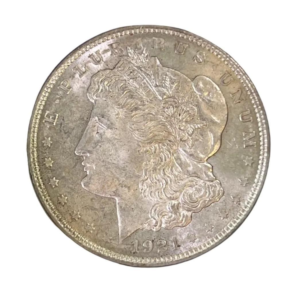 1921 P US Morgan Silver Dollar (1 of 2)
