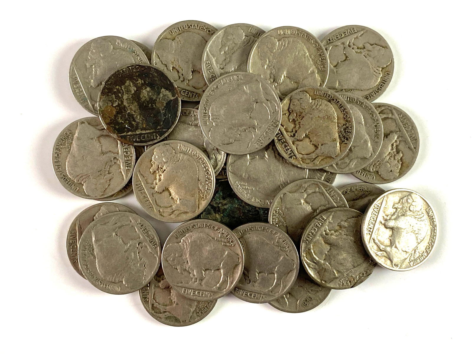 Group of 29 Buffalo Nickels (1 of 3)